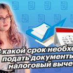 Сроки подачи декларации на налоговый вычет — крайние даты